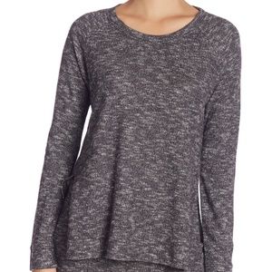 Shimera Womens Marled Pajama Top